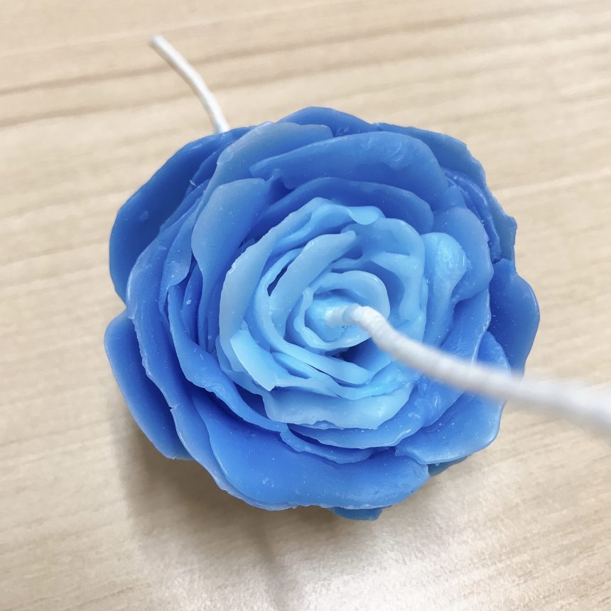 バラのキャンドル