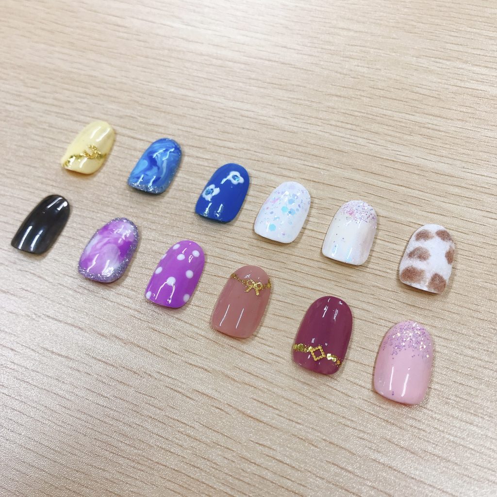 ネイルチップ試作品たち