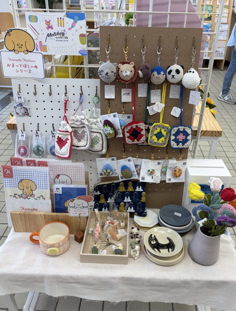 郵便局の無人販売の様子