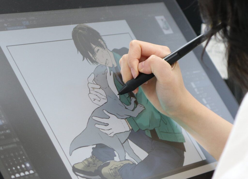 イラストの様子